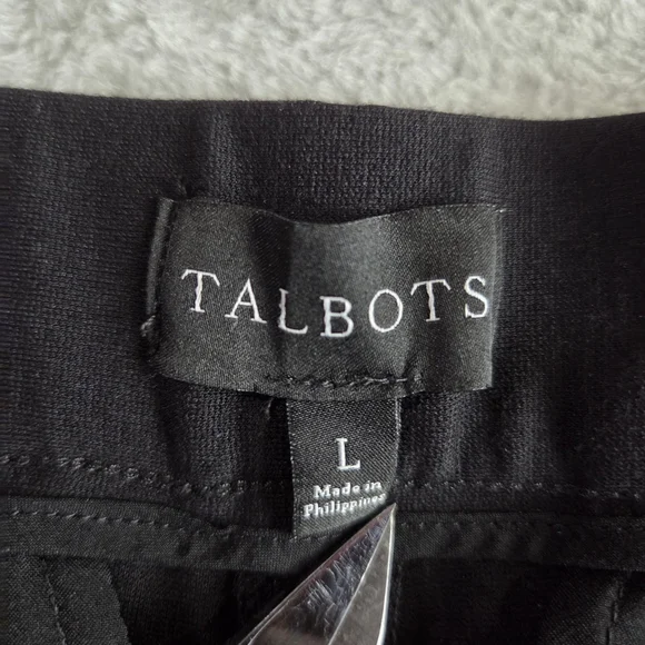 Talbots Black Straight-Leg Trousers - Picture 5 of 7